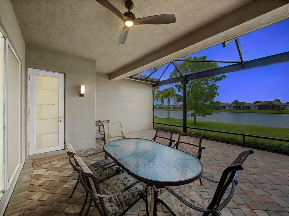 Covered Patio Night Shot