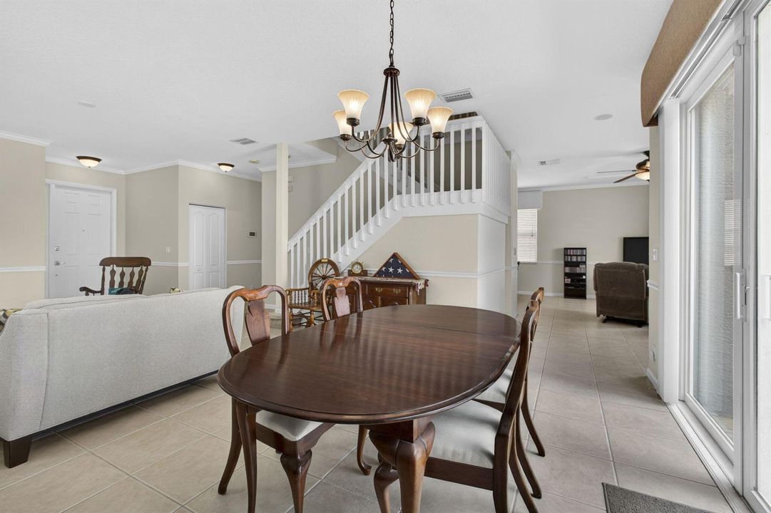 Formal dining area