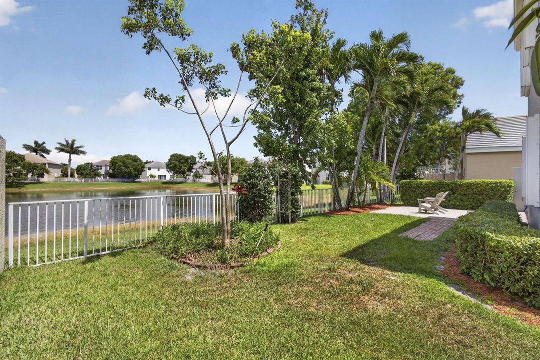 Backyard with Lake Views