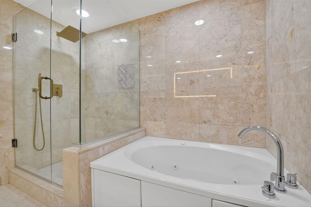 Walk-in Showe & Jetted Spa Tub