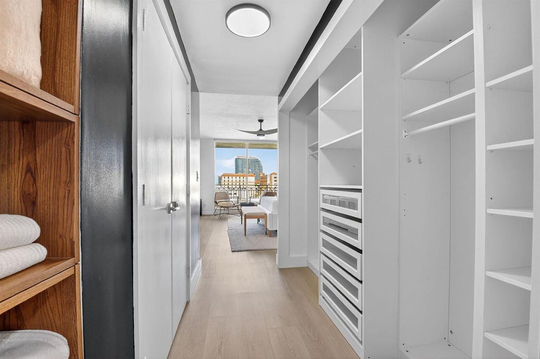 Custom Designed Primary Closets