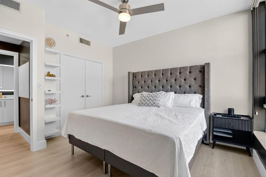 Guest Bedroom has Walk-in Closet