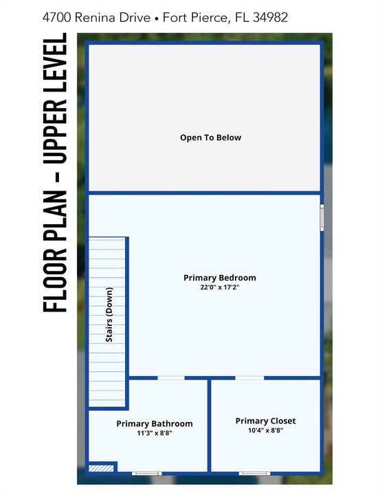 Floor Plan, Upper Level