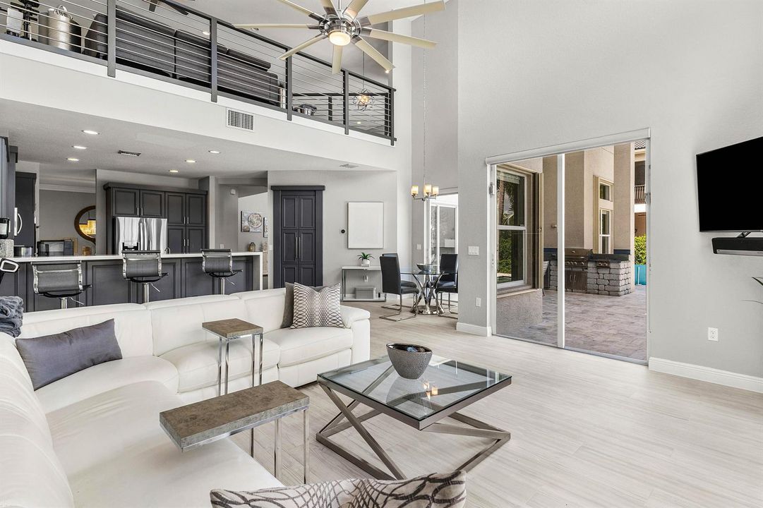 Family Room Is Open To Kitchen