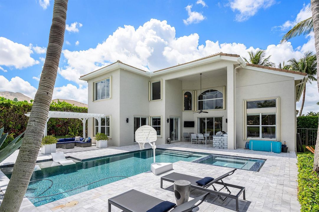 Rear View Of One-Of-A-Kind Backyard