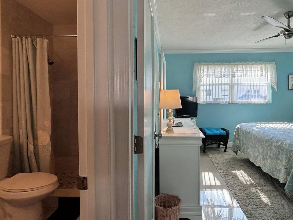 Hall to bath and bedroom