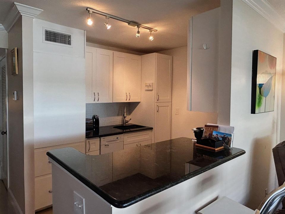 Open kitchen w/ subzero fridge/freezer