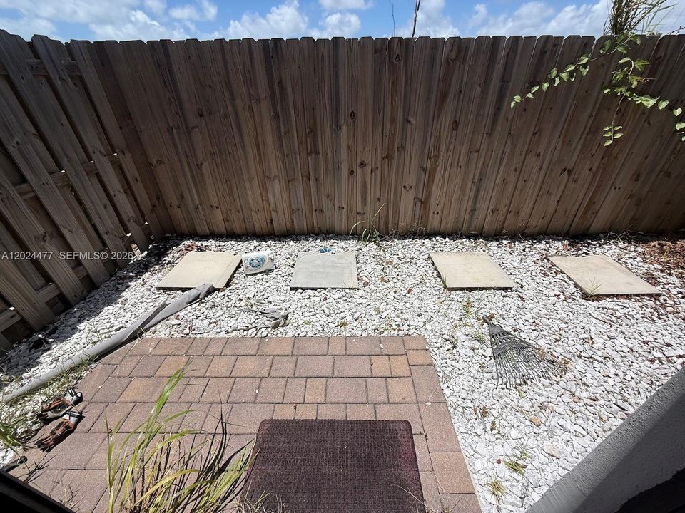 Rear Patio