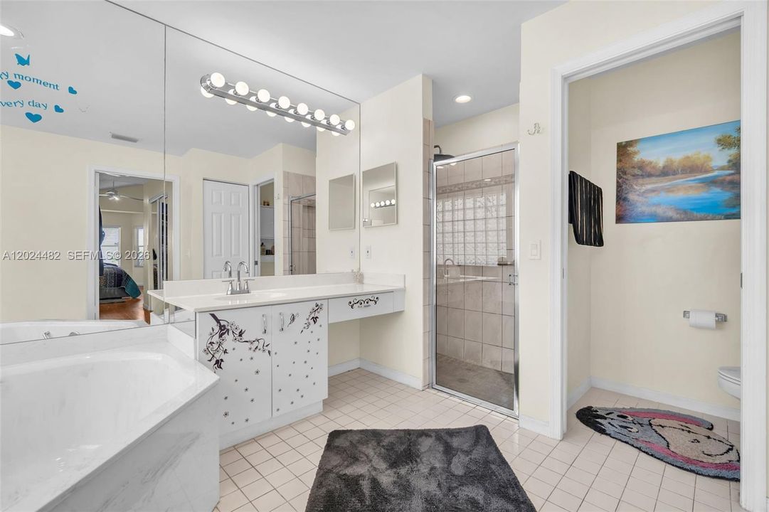 Master bathroom