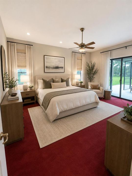 Virtual Staged - Master Bedroom