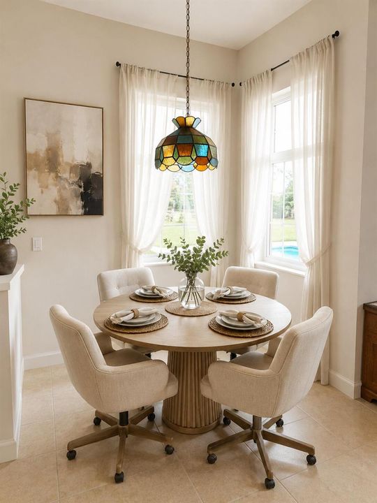 Virtual Staged - Breakfast Nook