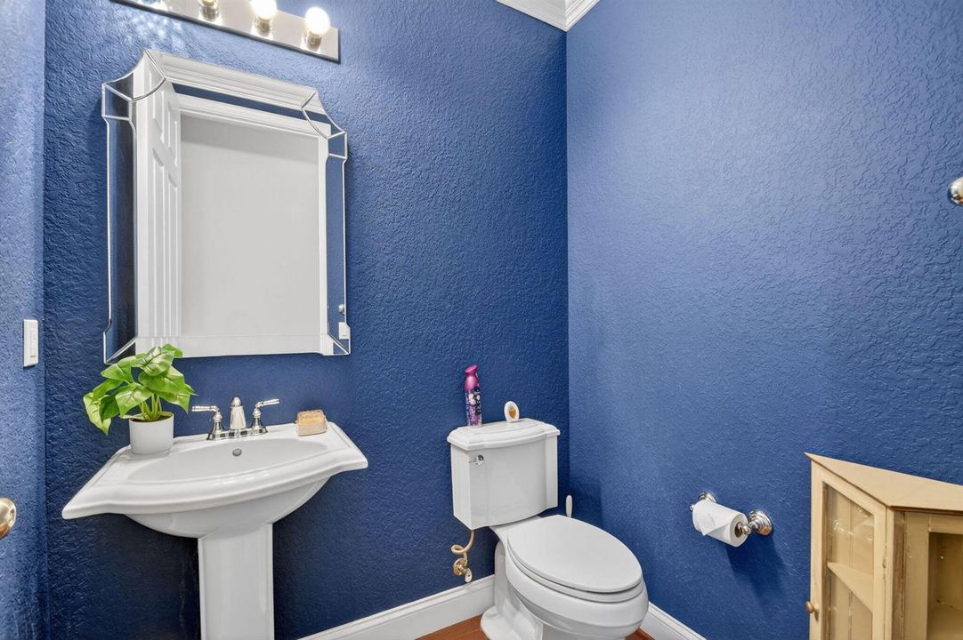 Downstairs guest half bath