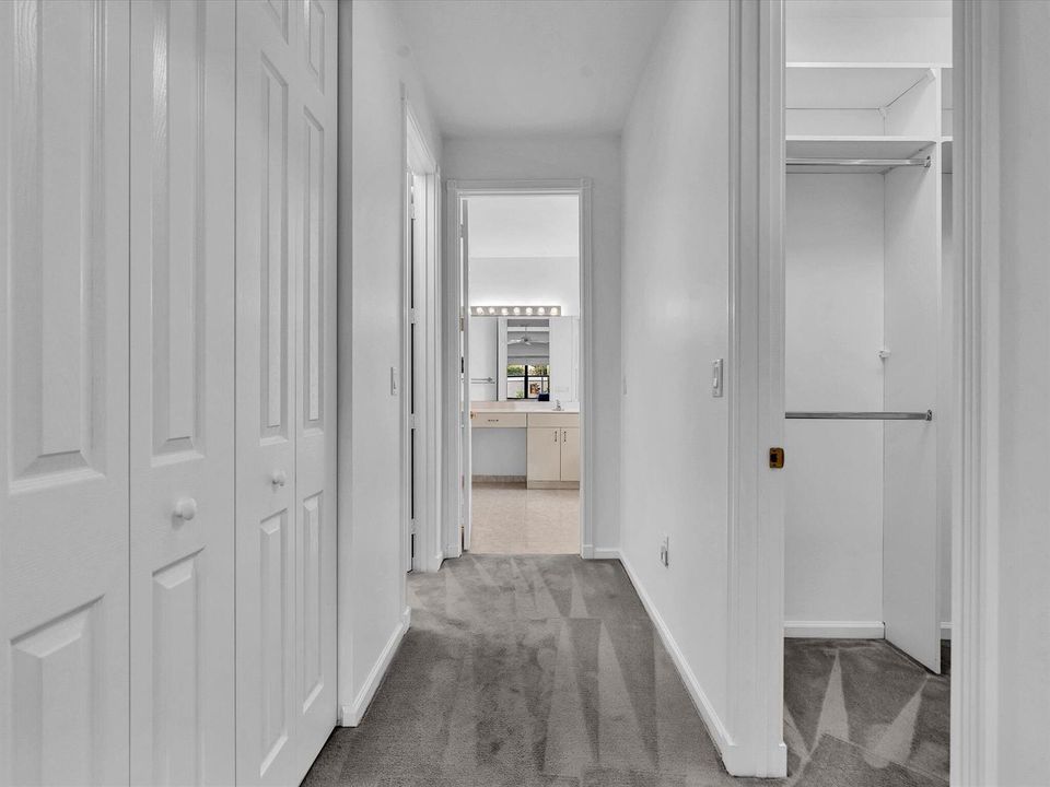 Primary Bedroom Hall to Closets-Bathroom