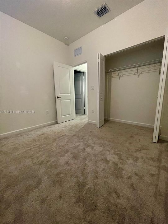 Third bedroom with large closet