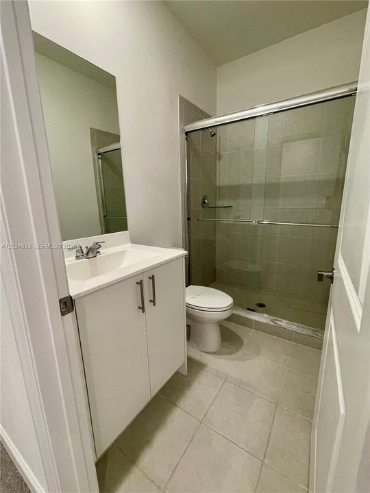 Third bathroom with shower