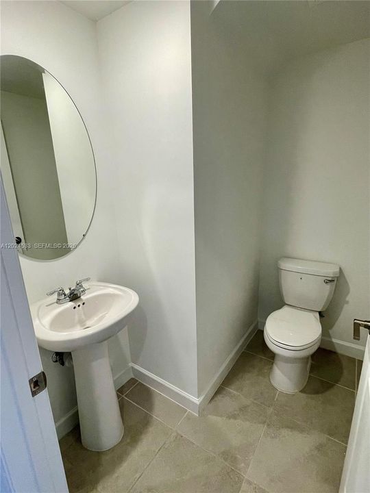 Half bath downstairs