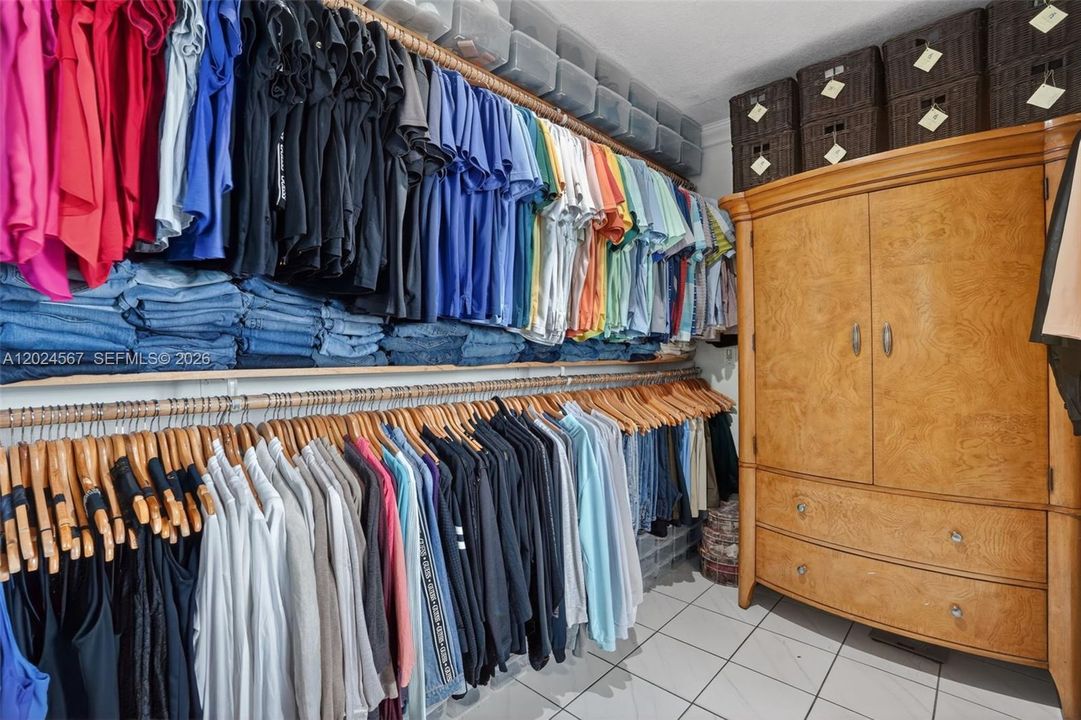 Master closet