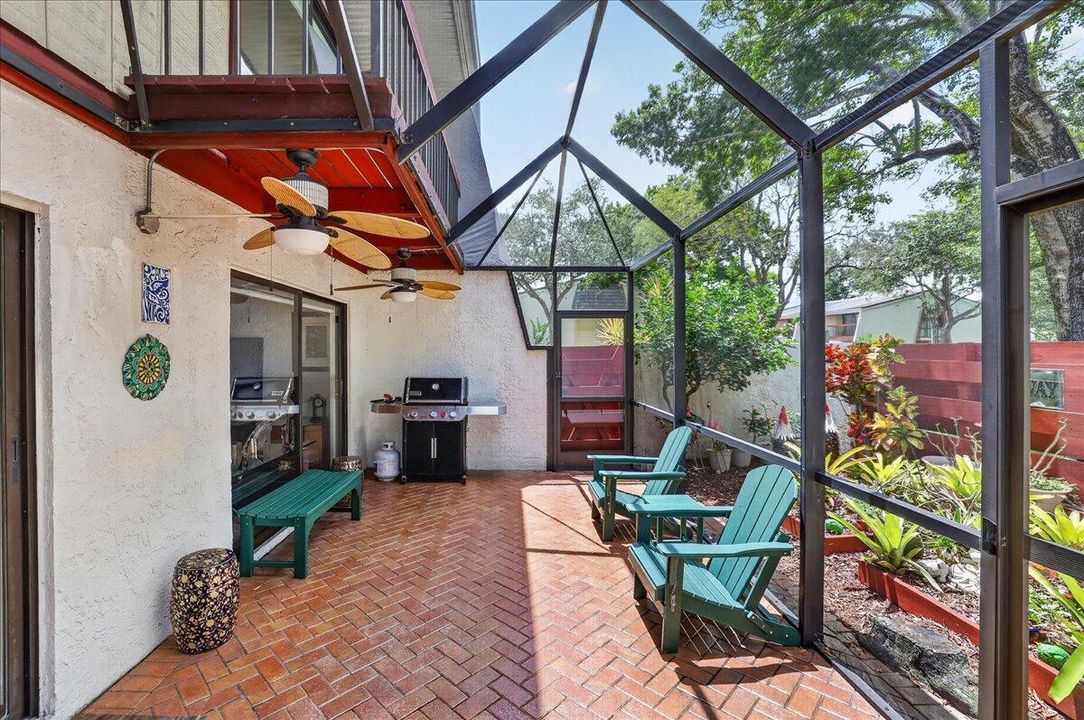 Screened porch