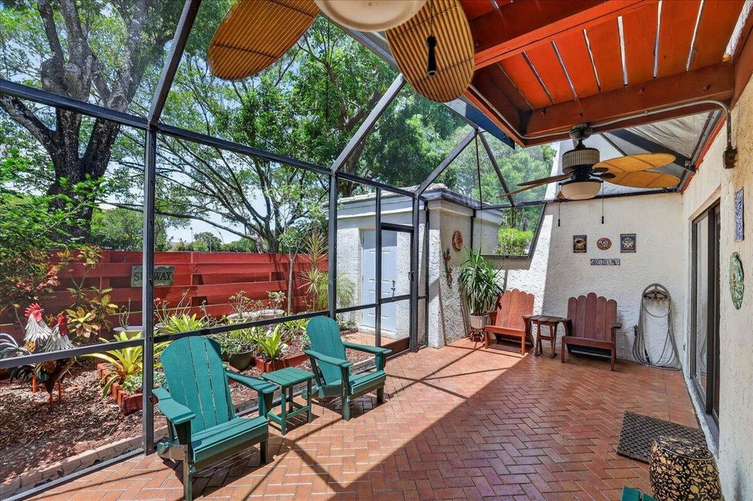 Screened porch