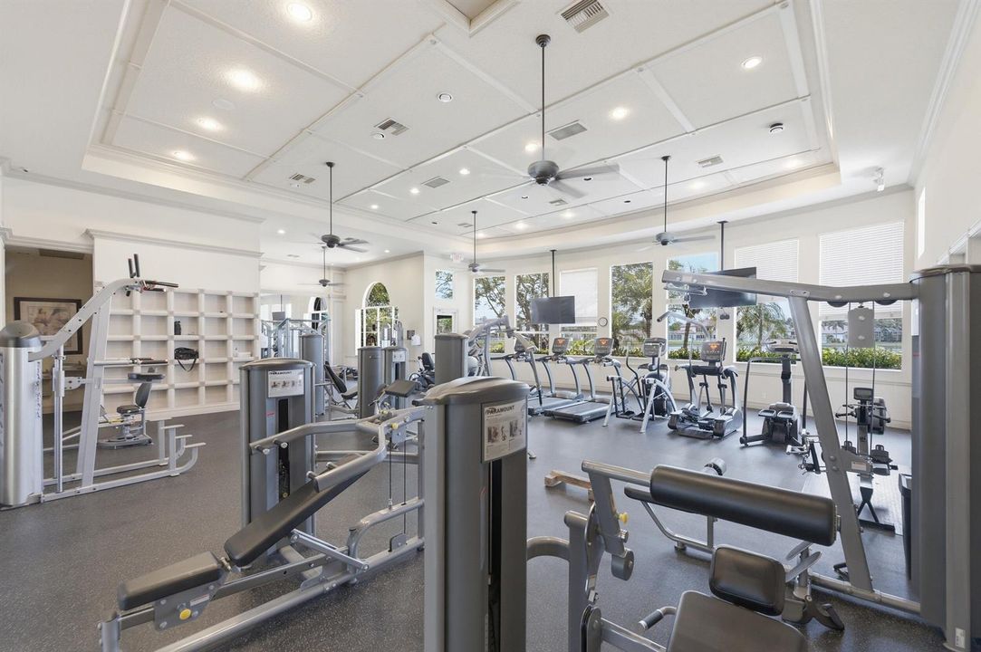 Community fitness room