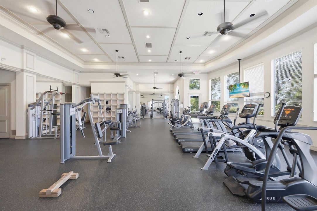 Community fitness room