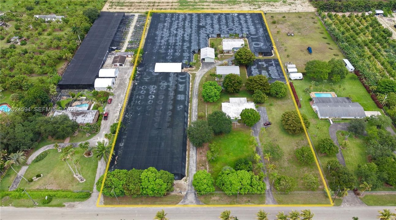Aerial View (Outlined)