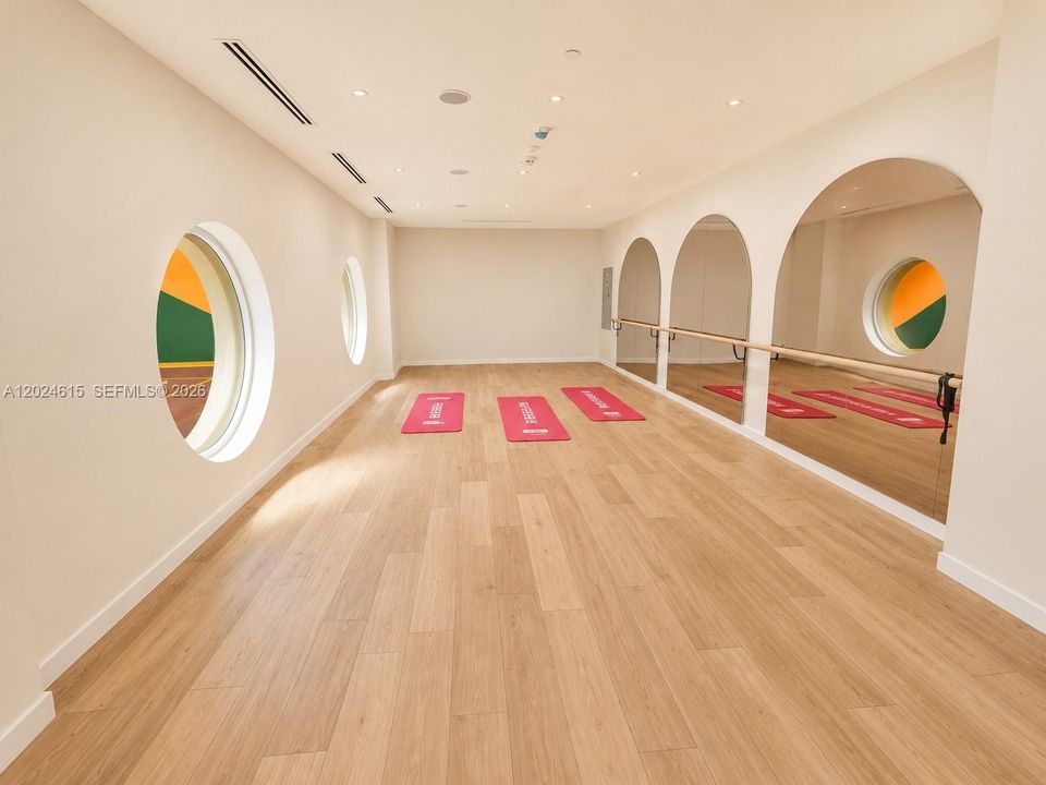 Yoga Room - Digitally Enhanced