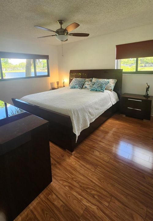 Primary bedroom with a view