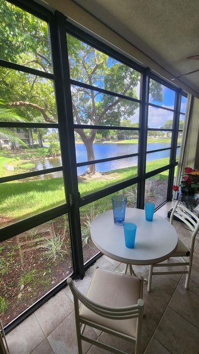 Patio view! Impact glass !