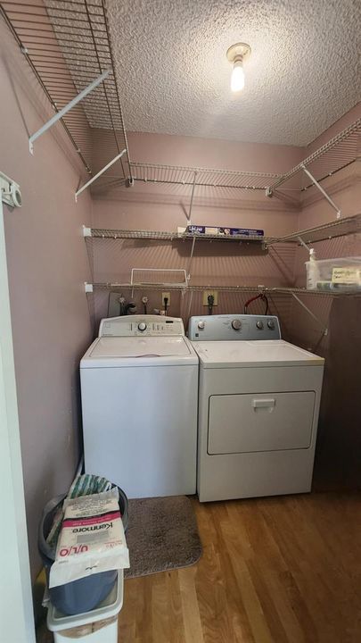 Washer/ dryer closet!