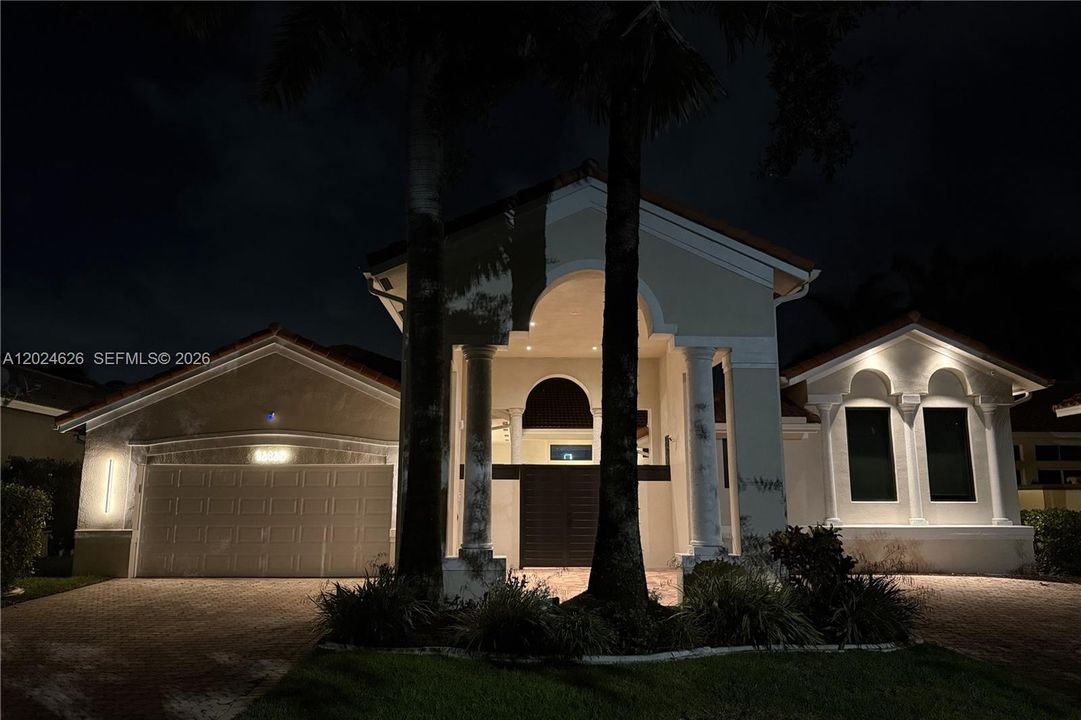 Night View...Exterior Facade lighting