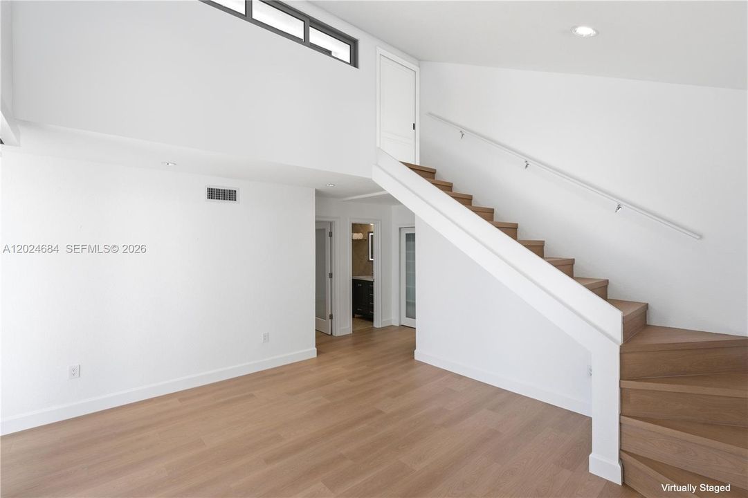 Loft can be enclosed to make a 2nd Bedroom
