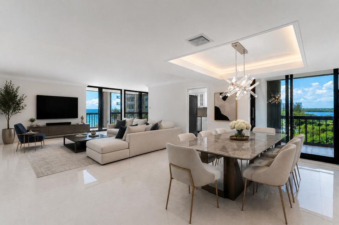 Living Room AI Staging