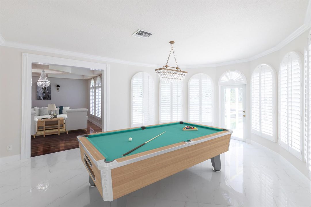 Running water game room