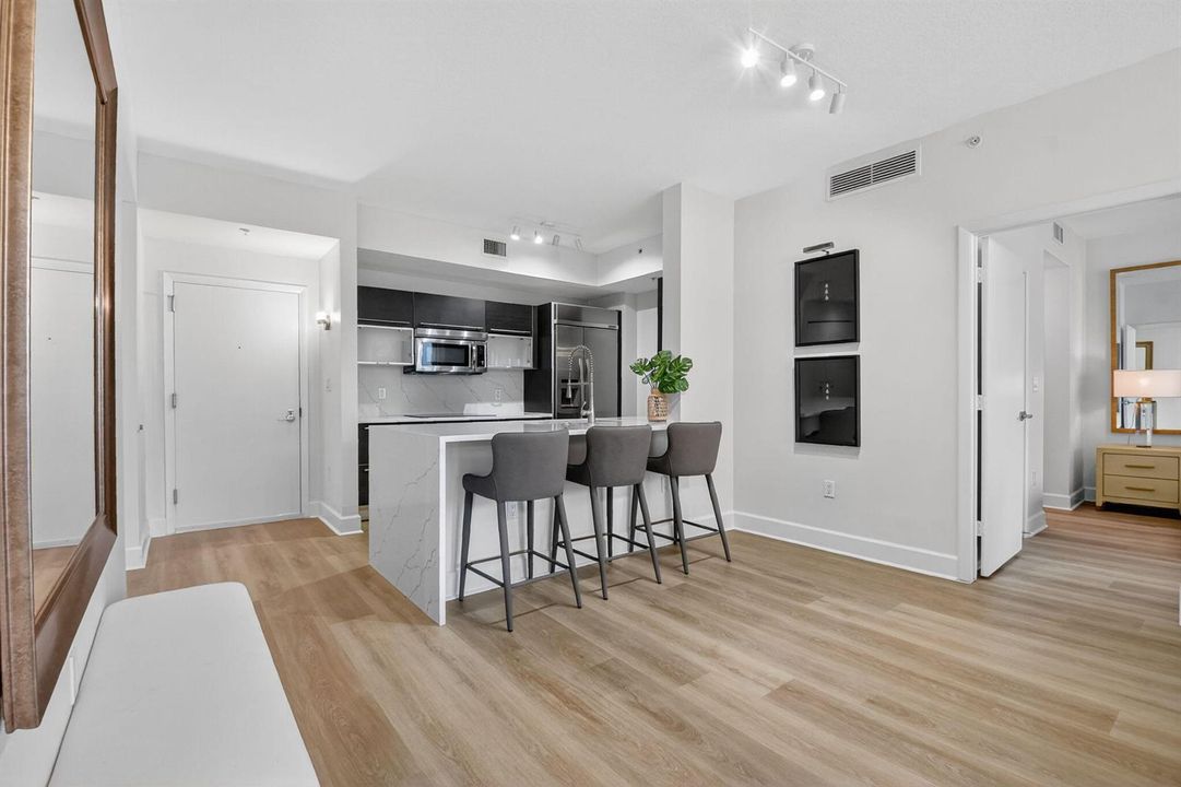 New Floors, Breakfast Bar Seating