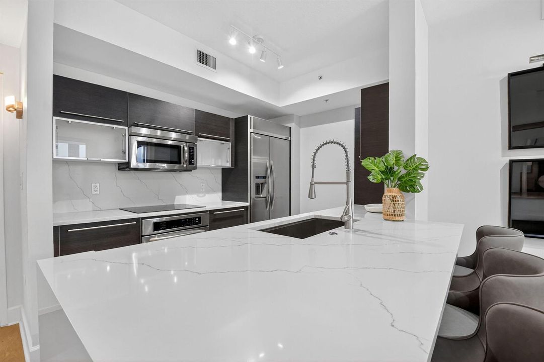 Remodeled Quartz Countertops