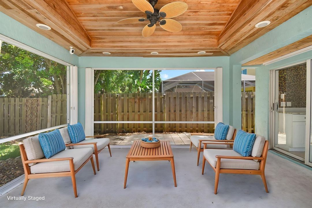 Virtually Staged Patio