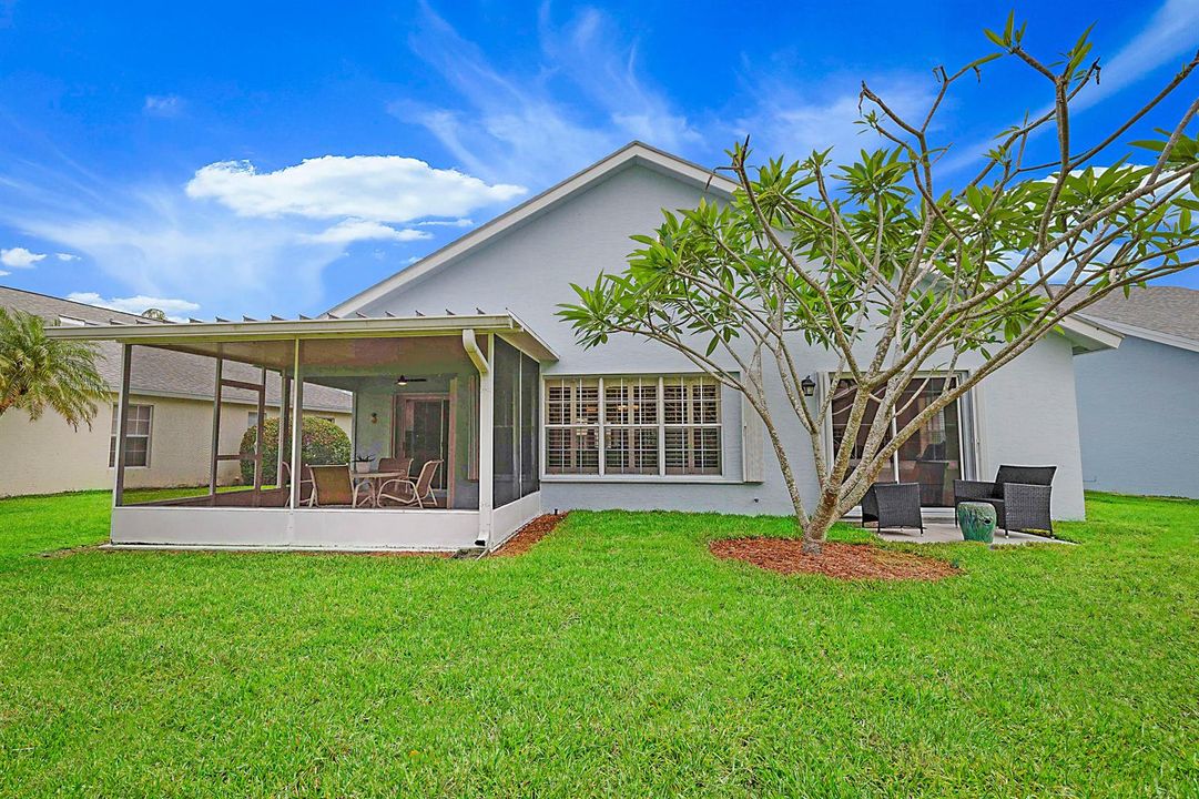 rear of home