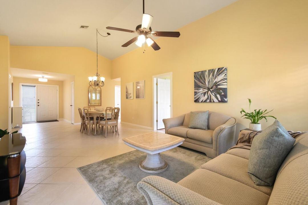 view of dining/living