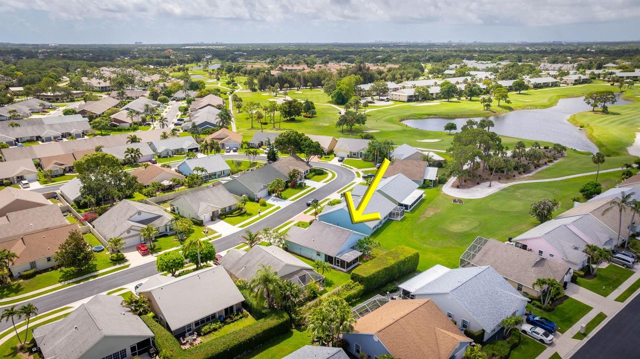 arial of home