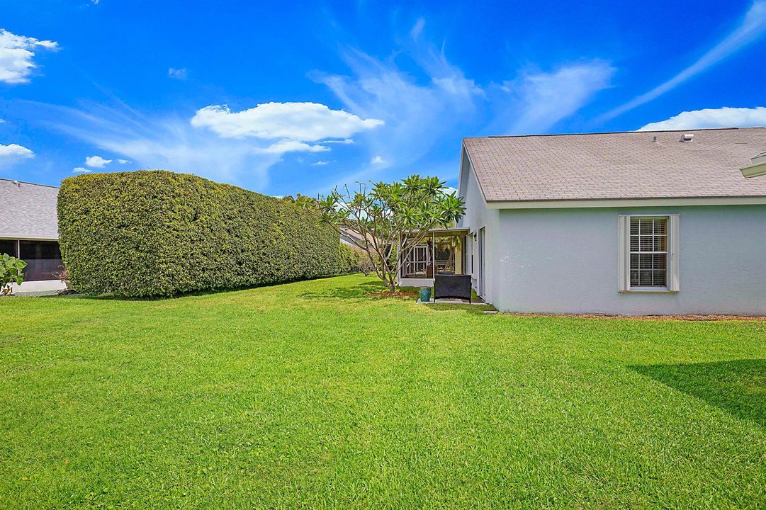 rear of home