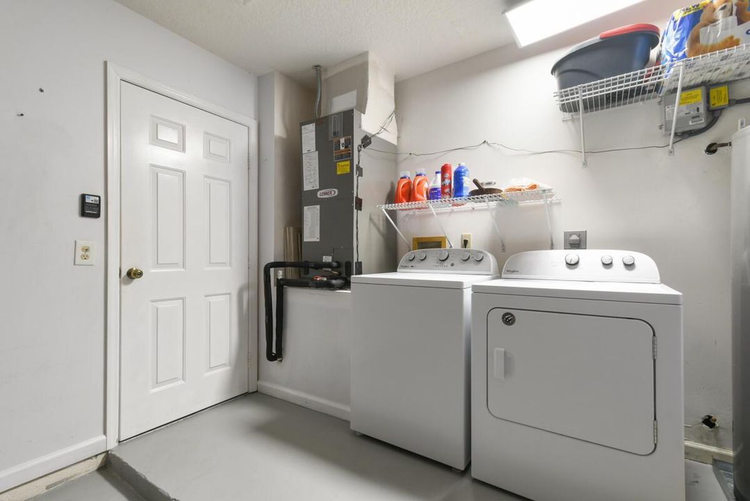 laundry area