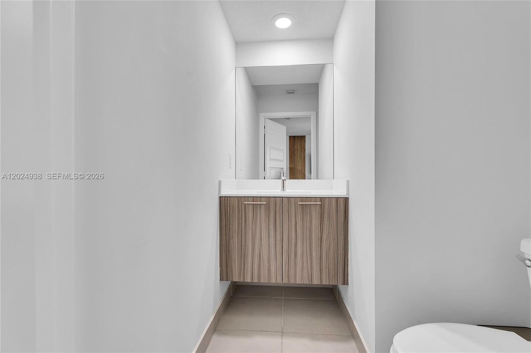 Downstairs half bathroom