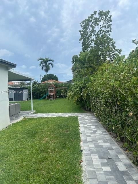 Walkway to terrace