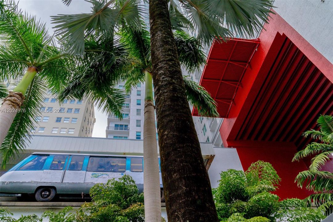 Miami Metromover Station - Free Transportation Throughout Miami for The Loft II Residents
