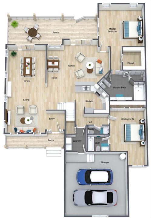 400 Seaside lane - 3D - Level 1 - Image