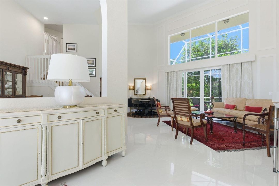 view of living room from foyer