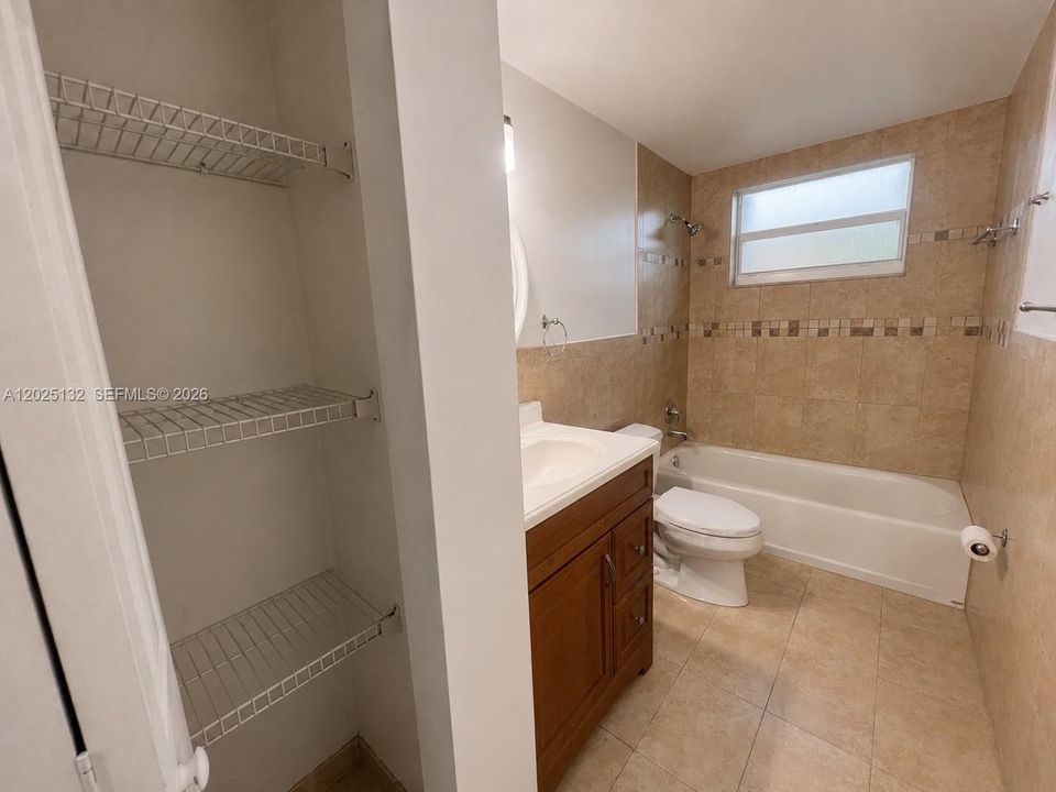 Master Bathroom and Linens Closet