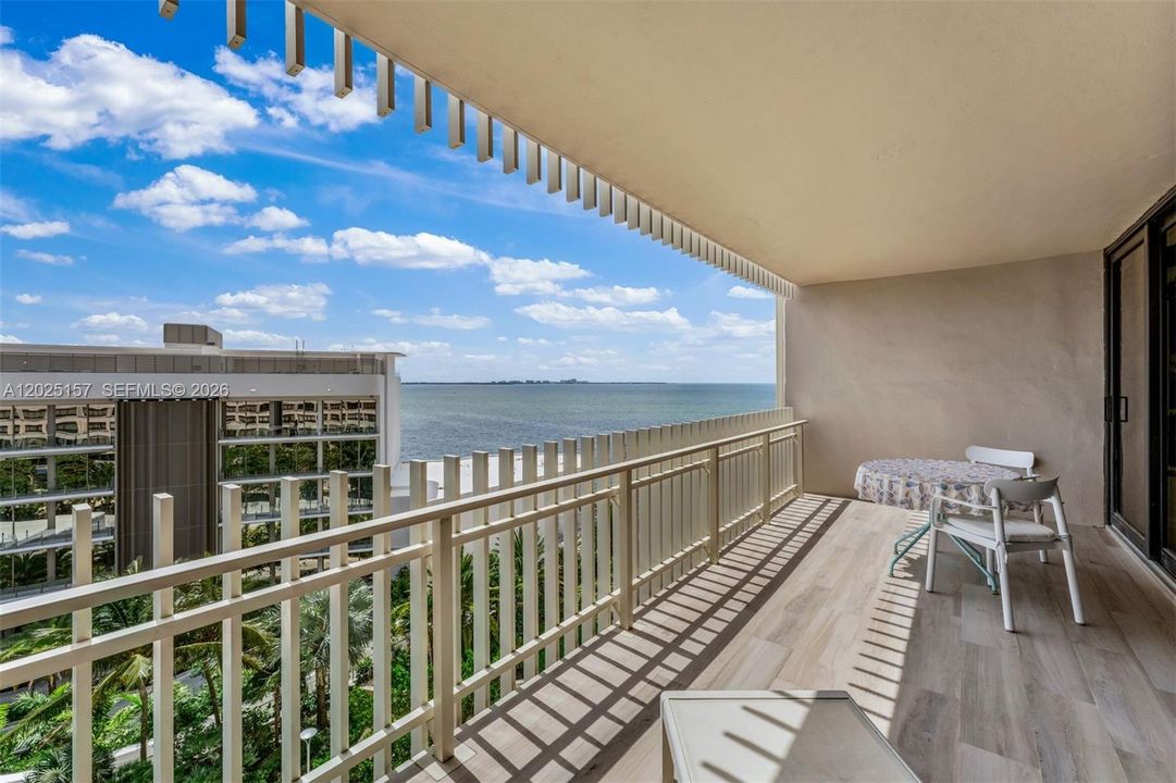 Expansive terrace