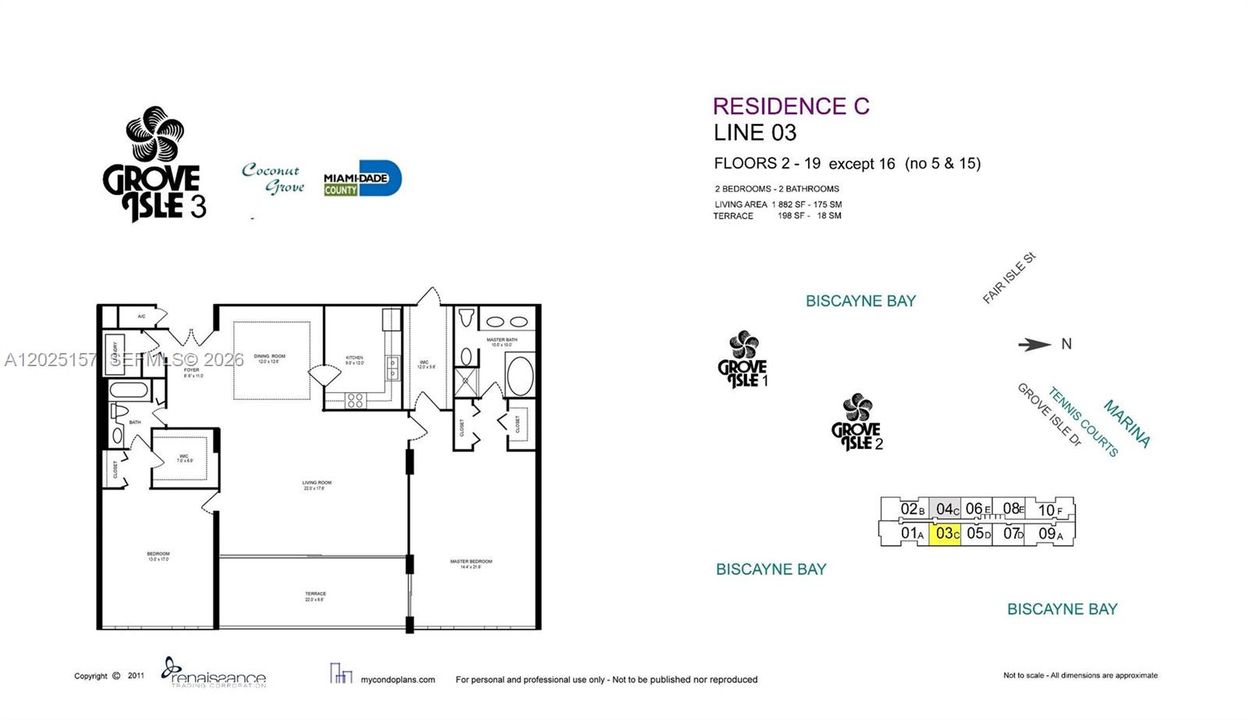 For Sale: $1,700,000 (2 beds, 2 baths, 1882 Square Feet)